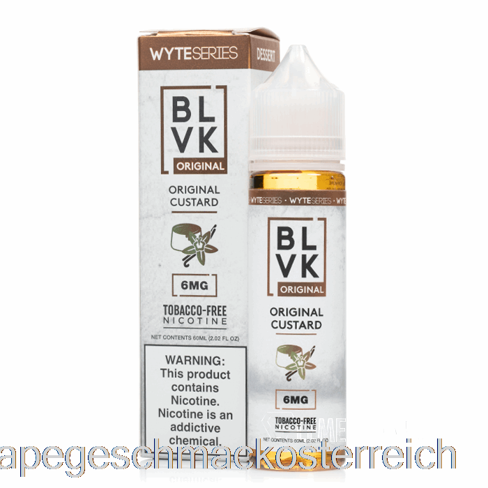 Original-Custard – Blvk – 60 Ml, 6 Mg Vape-Geschmack